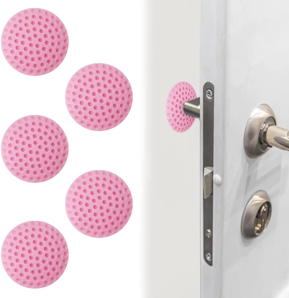 5-Pack Round Silicone Door Stoppers
