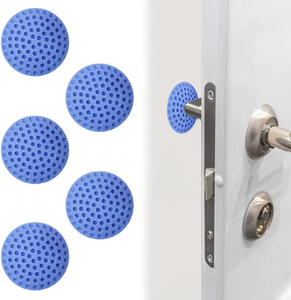5-Pack Round Silicone Door Stoppers