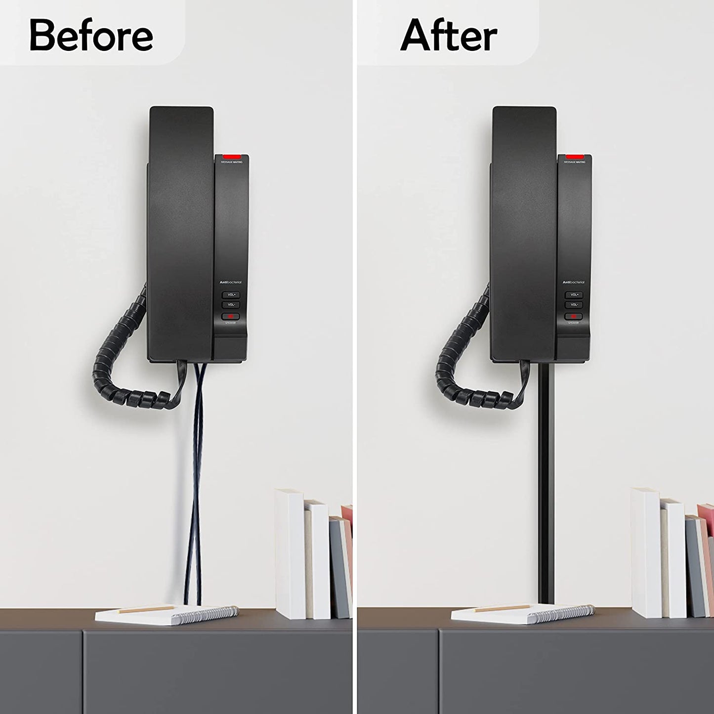 TV Cord Hider - Self-Adhesive Cable Protector